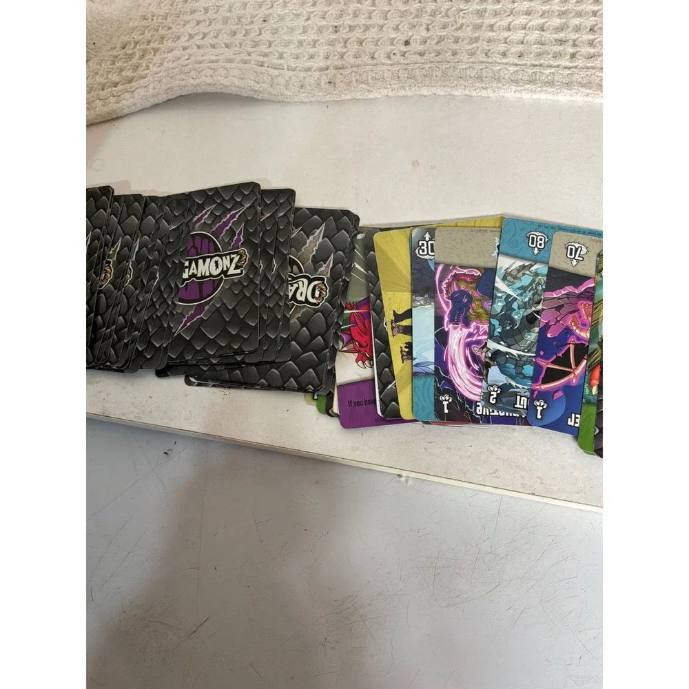 Fantasy Kids Dragamonz Trading Card Lot OS Multicolor
